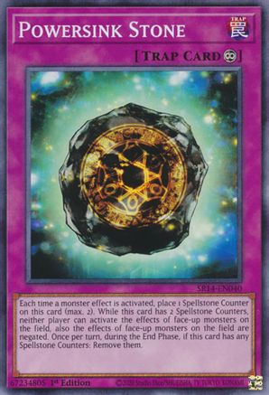 Powersink Stone (SR14-EN040) - Structure Deck: Fire Kings Unlimited