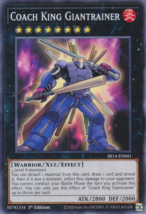 Coach King Giantrainer (SR14-EN041) - Structure Deck: Fire Kings Unlimited