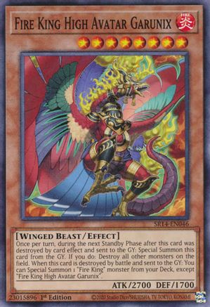 Fire King High Avatar Garunix (SR14-EN046) - Structure Deck: Fire Kings Unlimited