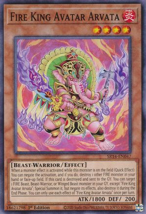 Fire King Avatar Arvata (SR14-EN047) - Structure Deck: Fire Kings Unlimited