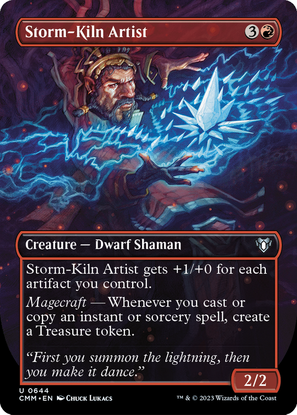 Storm-Kiln Artist (Borderless) (CMM-644) - Commander Masters