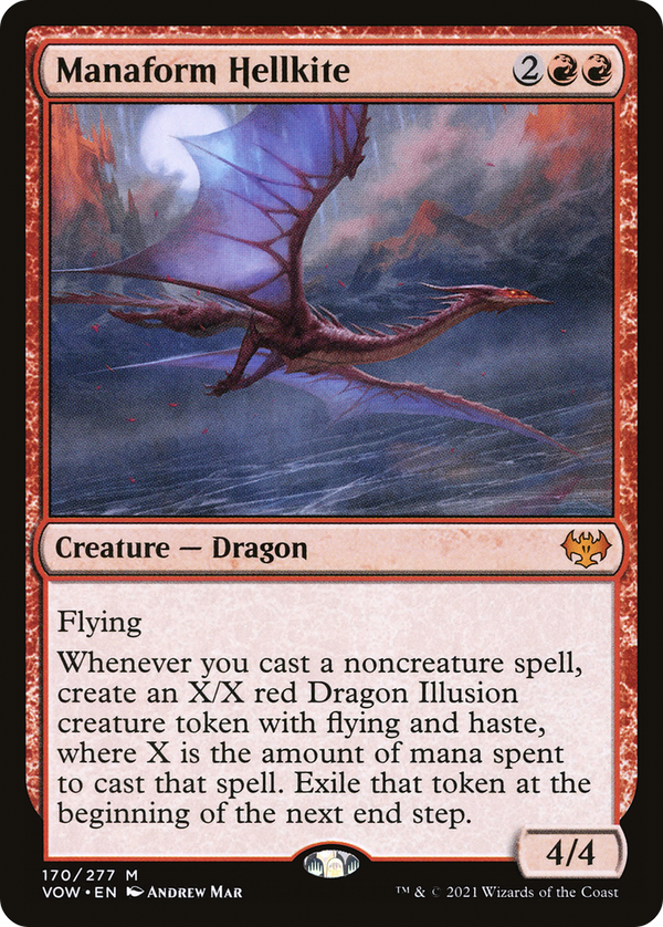 Manaform Hellkite (VOW-170) - Innistrad: Crimson Vow Foil