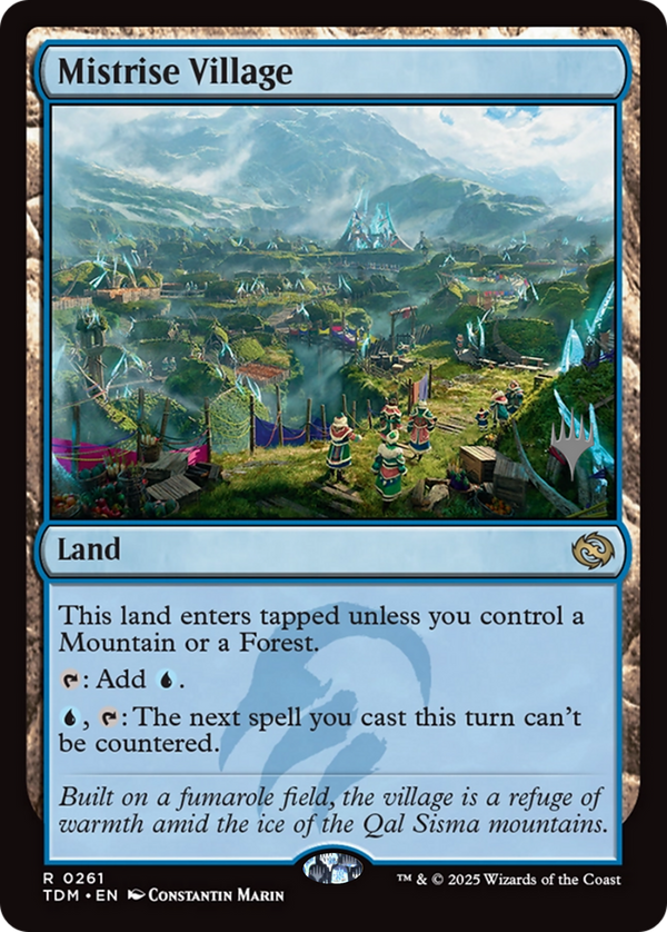 Mistrise Village (PPTDM-261) - Promo Pack: Tarkir: Dragonstorm