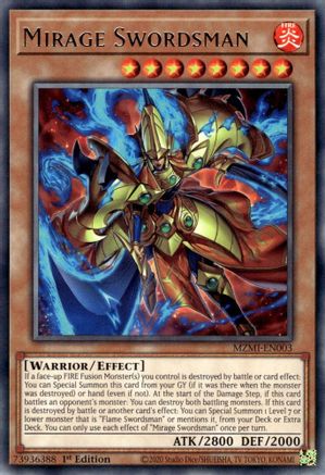 Mirage Swordsman (MZMI-EN003) - Maze of Millennia 1st Edition