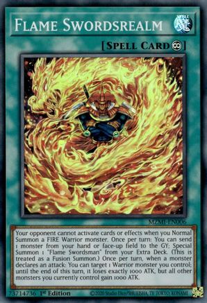 Flame Swordsrealm (MZMI-EN006) - Maze of Millennia 1st Edition
