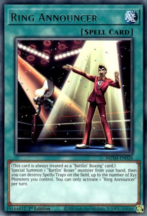 Ring Announcer (MZMI-EN026) - Maze of Millennia 1st Edition