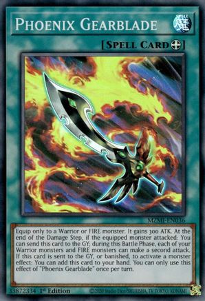Phoenix Gearblade (MZMI-EN036) - Maze of Millennia 1st Edition