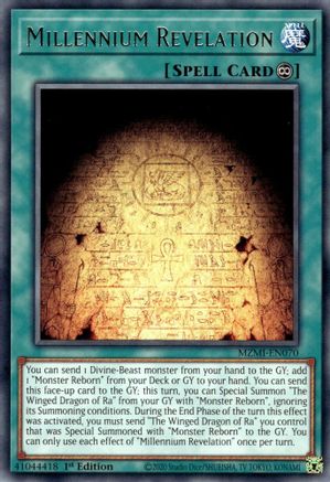 Millennium Revelation (MZMI-EN070) - Maze of Millennia 1st Edition