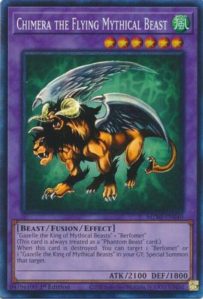 Chimera the Flying Mythical Beast (CR) (MZMI-EN040) - Maze of Millennia 1st Edition