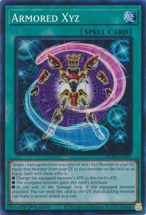 Armored Xyz (CR) (MZMI-EN025) - Maze of Millennia 1st Edition