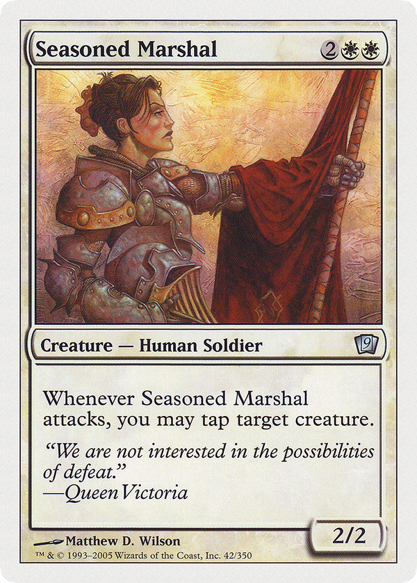 Seasoned Marshal (9ED-042) - 9th Edition Foil
