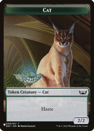 Cat (009) // Rat Double-Sided Token (LIST-9 // 3) - The List Reprints