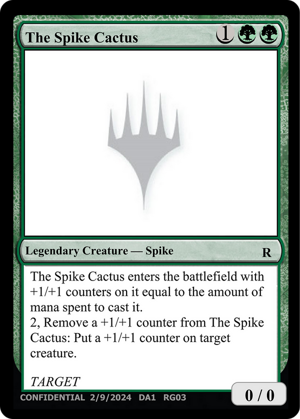 The Spike Cactus (UNK-RG03E) - Unknown Event