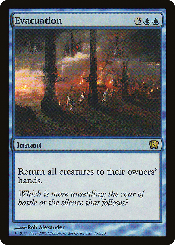 Evacuation (9ED-075) - 9th Edition Foil