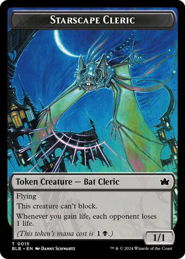 Starscape Cleric Token (BLB-015) - Bloomburrow Tokens