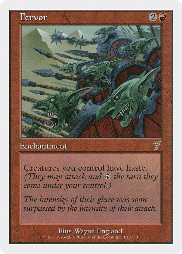 Fervor (7ED-181) - 7th Edition Foil