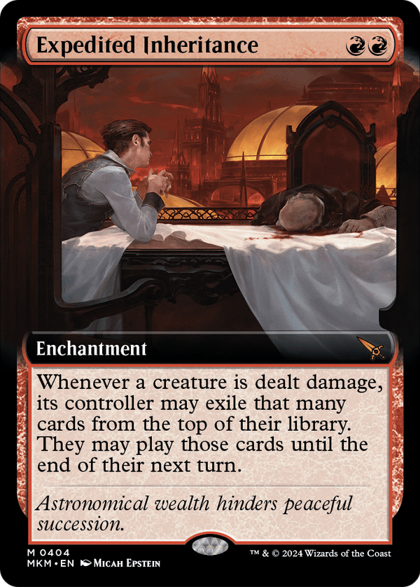 Expedited Inheritance (Extended Art) (MKM-404) - Murders at Karlov Manor: (Extended Art) Foil