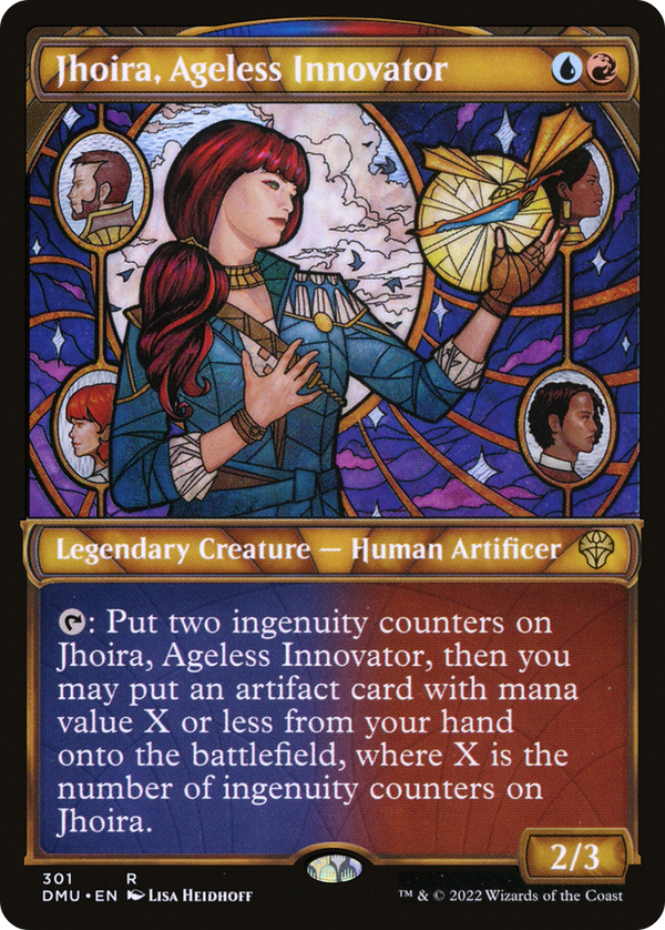 Jhoira, Ageless Innovator (Showcase) (DMU-301) - Dominaria United: (Showcase)