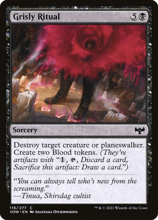 Grisly Ritual (VOW-116) - Innistrad: Crimson Vow Foil
