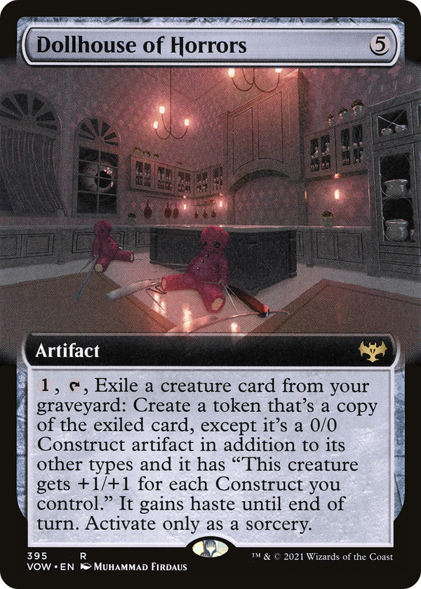 Dollhouse of Horrors (Extended Art) (VOW-395) - Innistrad: Crimson Vow: (Extended Art)