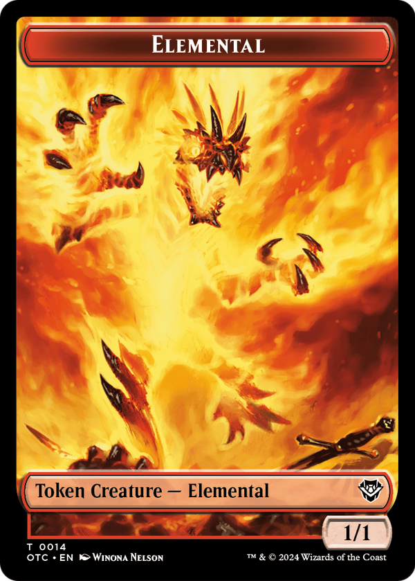 Elemental (TOTC-014) - Outlaws of Thunder Junction Commander Tokens