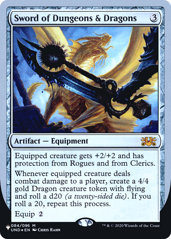 Sword of Dungeons & Dragons (LIST-084/096) - The List (Unfinity Foil Edition) Foil