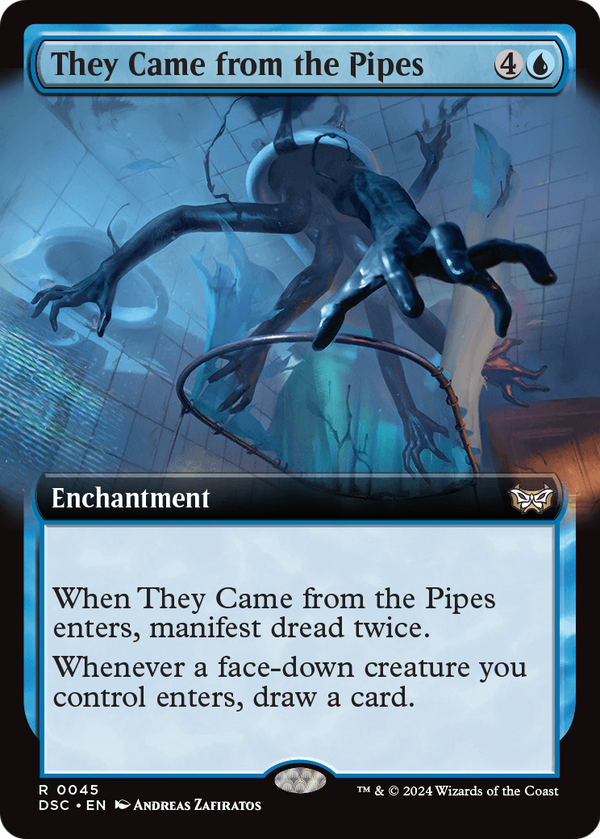They Came from the Pipes (Extended Art) (DSC-045) - Duskmourn: House of Horror Commander: (Extended Art)