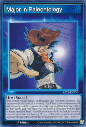 Major in Paleontology (SGX4-ENS04) - Speed Duel GX: Midterm Destruction 1st Edition