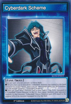 Cyberdark Scheme (SGX4-ENS11) - Speed Duel GX: Midterm Destruction 1st Edition