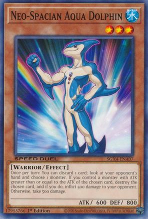 Neo-Spacian Aqua Dolphin (SGX4-ENA07) - Speed Duel GX: Midterm Destruction 1st Edition