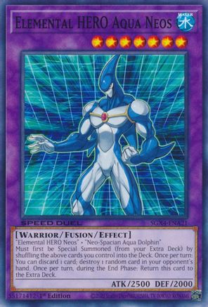 Elemental HERO Aqua Neos (SGX4-ENA21) - Speed Duel GX: Midterm Destruction 1st Edition