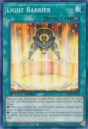 Light Barrier (SGX4-ENB12) - Speed Duel GX: Midterm Destruction 1st Edition