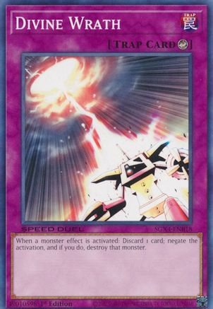 Divine Wrath (SGX4-ENB18) - Speed Duel GX: Midterm Destruction 1st Edition