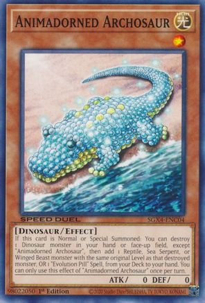 Animadorned Archosaur (SGX4-ENC04) - Speed Duel GX: Midterm Destruction 1st Edition