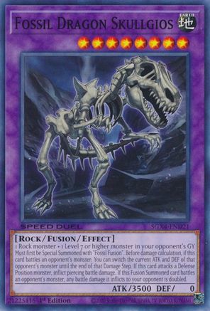 Fossil Dragon Skullgios (SGX4-END21) - Speed Duel GX: Midterm Destruction 1st Edition