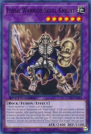 Fossil Warrior Skull Knight (SGX4-END24) - Speed Duel GX: Midterm Destruction 1st Edition