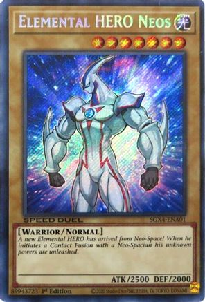 Elemental HERO Neos (Secret Rare) (SGX4-ENA01) - Speed Duel GX: Midterm Destruction 1st Edition