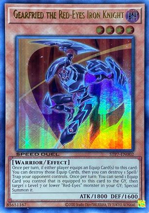 Gearfried the Red-Eyes Iron Knight (STP7-EN002) - Speed Duel: Tournament Pack 7 Unlimited