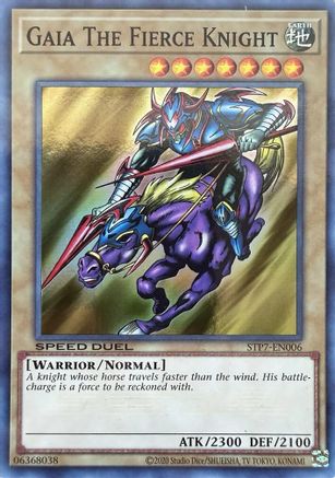 Gaia The Fierce Knight (STP7-EN006) - Speed Duel: Tournament Pack 7 Unlimited