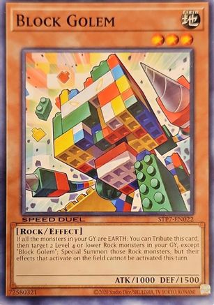 Block Golem (STP7-EN022) - Speed Duel: Tournament Pack 7 Unlimited