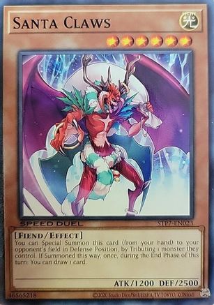 Santa Claws (STP7-EN023) - Speed Duel: Tournament Pack 7 Unlimited