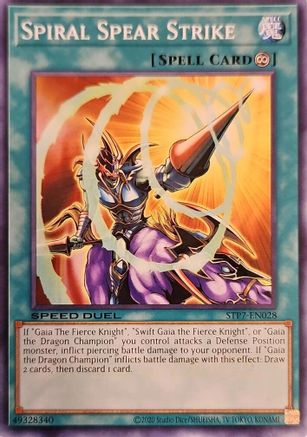 Spiral Spear Strike (STP7-EN028) - Speed Duel: Tournament Pack 7 Unlimited