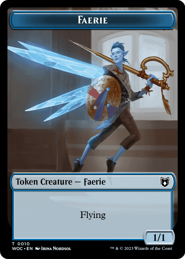 Faerie (TWOC-010) - Wilds of Eldraine Commander Tokens Foil