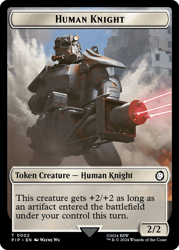 Human Knight (TPIP-002) - Fallout Tokens