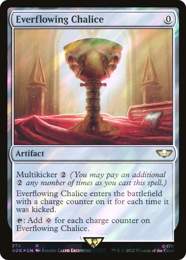 Everflowing Chalice (Surge Foil) (40K-238) - Warhammer 40,000 Commander Foil