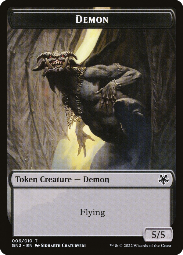 Demon (TGN3-006) - Game Night: Free-for-All Tokens Foil