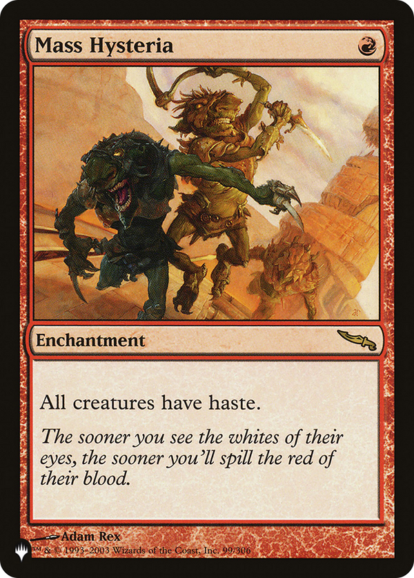 Mass Hysteria (LIST-MRD-99) - The List
