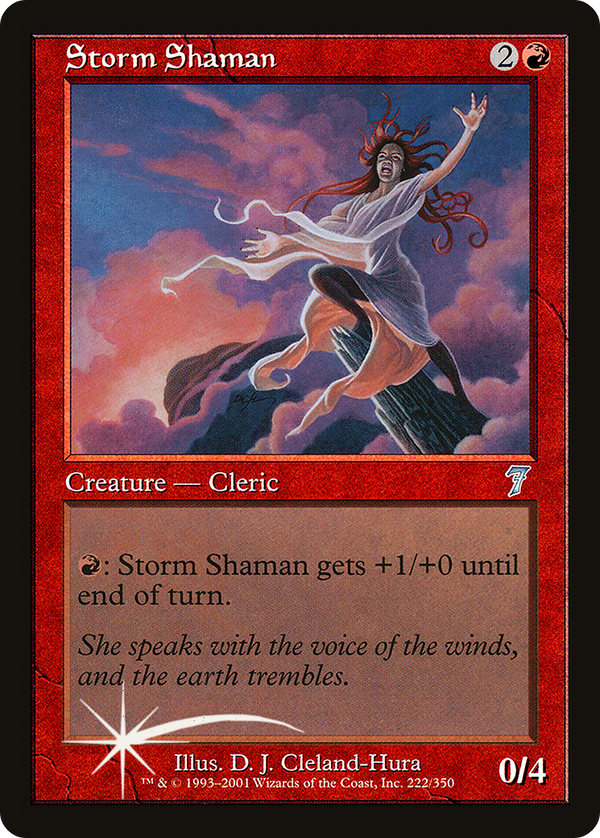 Storm Shaman (7ED-222★) - 7th Edition