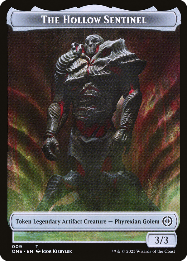 The Hollow Sentinel (TONE-009) - Phyrexia: All Will Be One Tokens Foil