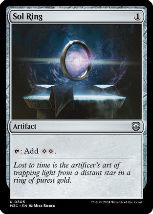 Sol Ring (Ripple Foil) (M3C-305) - Modern Horizons 3 Commander Foil